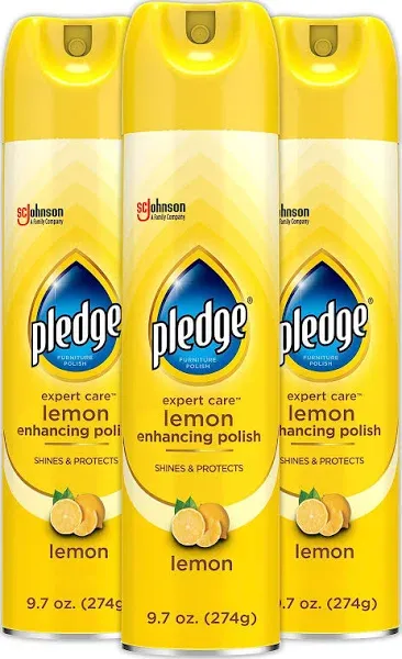 Pledge Furniture Polish Orange