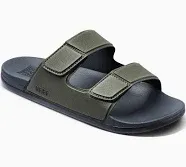 REEF Cushion Tradewind Men's Fashion Slides, Adjustable Velcro Straps, Ultra Soft Cushion Footbed, Arch Support