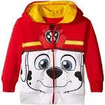 Nickelodeon Boys' Paw Patrol Marshall Big Face Hoodie