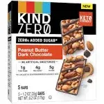 Kind Zero Added Sugar Bars, Peanut Butter Dark Chocolate