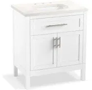 Hadron 30" Bathroom Vanity Cabinet with Sink and Quartz Top