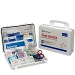 Acme-United Corporation White Plastic Portable Or Wall Mount 25 Person First Aid Kit