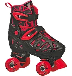 Trac Star Youth Kids&#039; Adjustable Roller Skate Gray/Black/Red L (3-6) Used Once