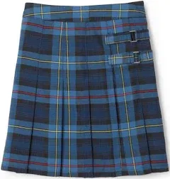 French Toast Big Girls' “Buckled” Plaid Scooter Skirt (Sizes 7 – 20)