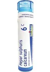 Boiron Hepar Sulphuris Calcareum 15C, Tube of 80 Pellets