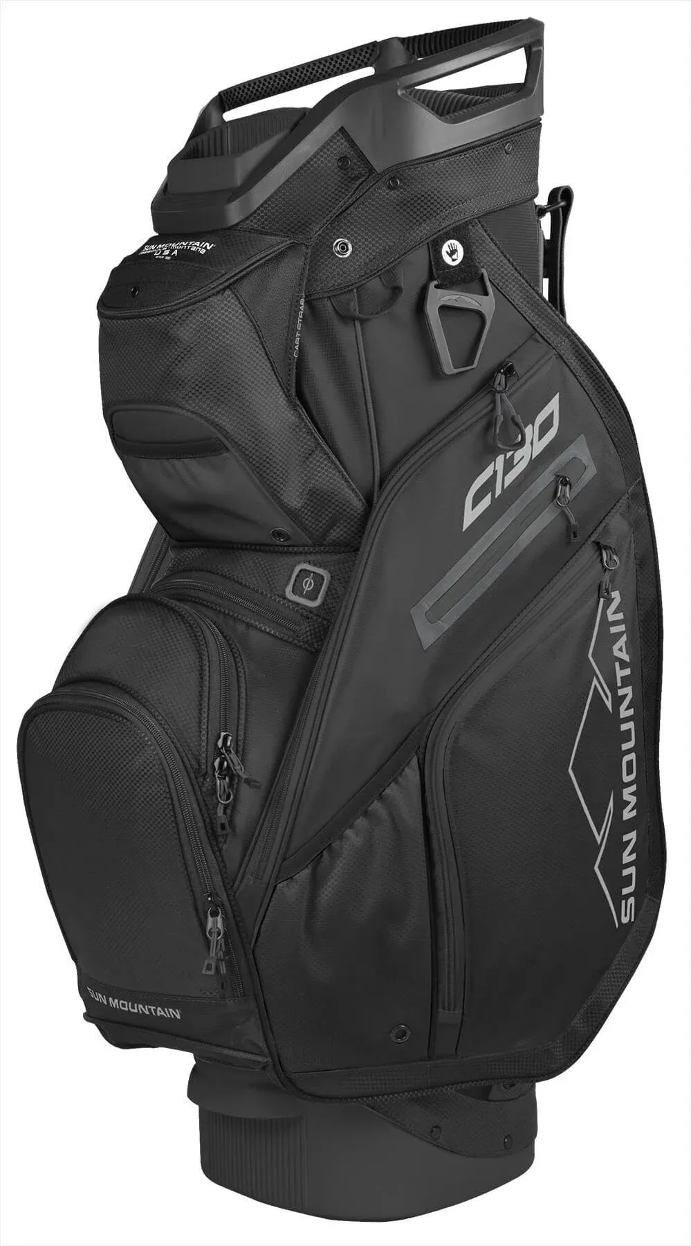 Sun Mountain C-130 Golf Cart Bag Black/Black