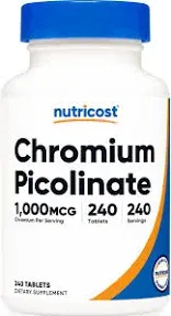 Nutricost Chromium Picolinate Tablets