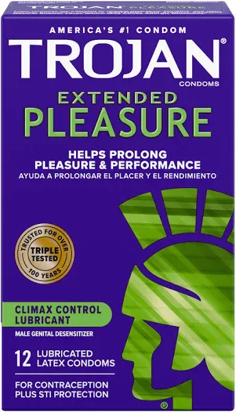 Trojan Extended Pleasure Condoms