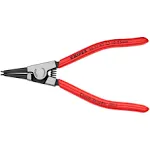 KNIPEX 5-1/2" External Snap Ring Pliers-Forged Tips