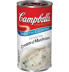 Campbell's Condensed Soup, Cream of Mushroom, Family Size - 22.6 oz