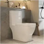 MEJE #1015 - Modern Square Design One Piece Toilet with Comfort Seat Height,S...