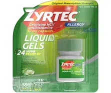 Zyrtec Allergy Liquid Gels