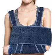 Velpeau Arm Sling Shoulder Immobilizer,Rotator Cuff Support Brace Medical Sling for Shoulder Injury, Left and Right Arm