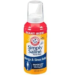 Arm &amp; Hammer Simply Saline Nasal Mist Extra Strength Severe Congestion 4.6 MF