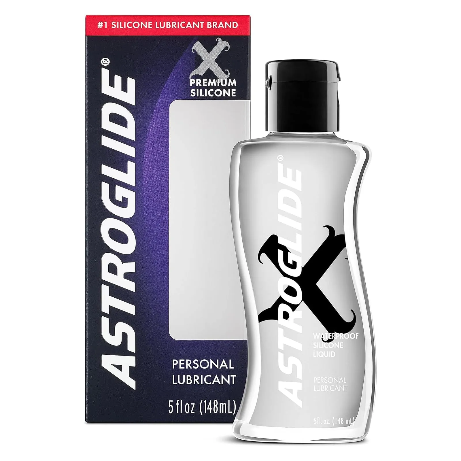 Astroglide X Premium Silicone Personal Lubricant 2.5 Fl Oz