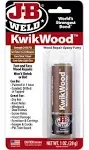 J-B Weld Tan KwikWood Wood Repair Epoxy Putty, 1 oz. Stick