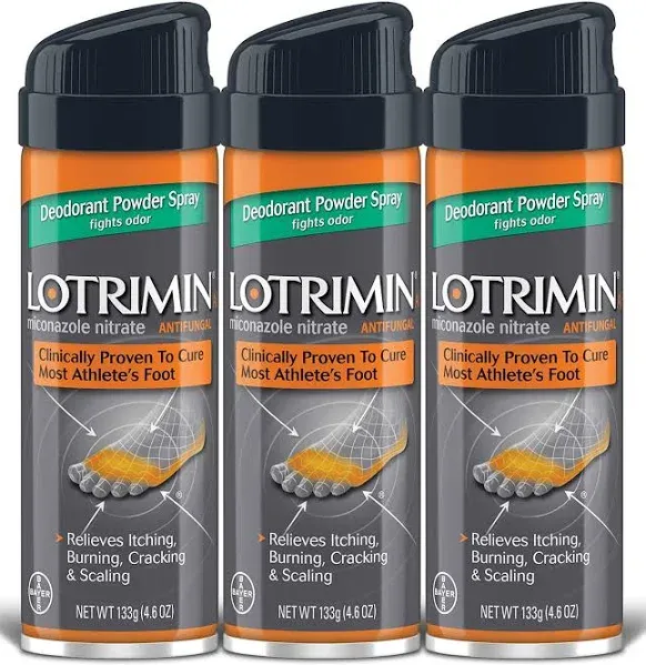 LotrimInches Af Powder Spray - 4.6 Fl.Oz.