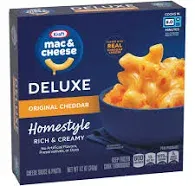 Kraft Deluxe Original Cheddar Home Style Mac & Cheese Sauce Meal (12 oz)