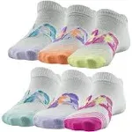 UA Girls Essential No Show 6pk Socks