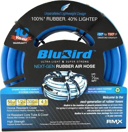 BluBird 1/2 in x 50 ft Air Hose