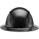 Lift Safety Dax Carbon Fiber Hard Hat - Full Brim Matte Black