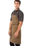 Dorset Earth Brown Bib Apron