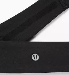 lululemon Fly Away Tamer Headband (Heathered Black) NWT