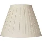 Springcrest Creme Linen Box Pleat Lamp Shade