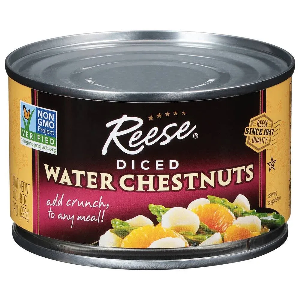 Reese Water Chestnuts, Diced - 8 oz