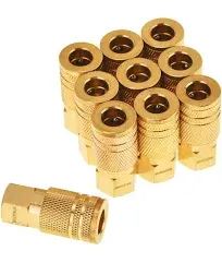 SUNGATOR MGGFZ9B 1/4-Inch Brass Female Industrial Coupler