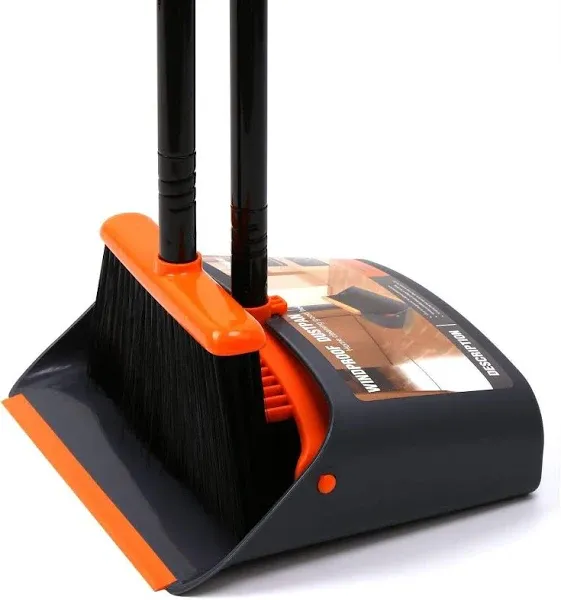 TreeLen Plastic Dustpan and Broom Set