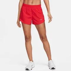 Nike Women's Dri-fit Tempo Track 3.5 Short (as1, Alpha, s, Regular, Regular, Pomegranate/Wolf Grey, Small)