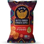 Siete Potato Chips, Kettle Cooked, Fuego - 5.5 oz