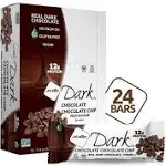 Nugo Dark Chocolate Chocolate Chip, 12g Vegan Protein, 200 Calorie, Gluten Free, 24 Count