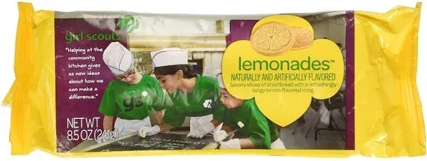 Lemonades Girl Scout Cookies 1 package 8.5 oz ABC Bakers