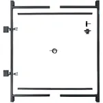 Adjust-A-Gate Original Series 60 in. 96 in. Wide Gate Opening, Steel Gate Frame Kit