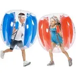 VEVOR Inflatable Bumper Balls 2-Pack 3FT/0.9M Body Sumo Zorb Balls for Kids & Teens Durable PVC Human Hamster Bubble Balls for Outdoor Team Gaming