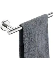 Dracelo 27 in. Wall Mount Stainless Steel Towel Bar in Chrome B084MBBS3P