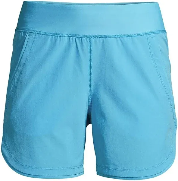 Lands' End Women's 5" Quick Dry Swim Shorts with Panty