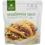 Simply Organic Southwest Taco Simmer Sauce (8 oz)