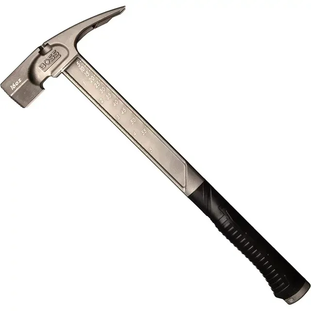 Boss Hammers BHPPS16TIM 16 oz. Pro Plus Titanium Milled Face Hammer