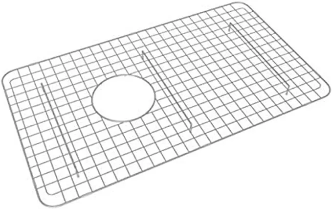 Rohl Wire Sink Grid For 6307 Kitchen Sinks In Stainless Steel With Feet 26 1/4" X 15 1/4"