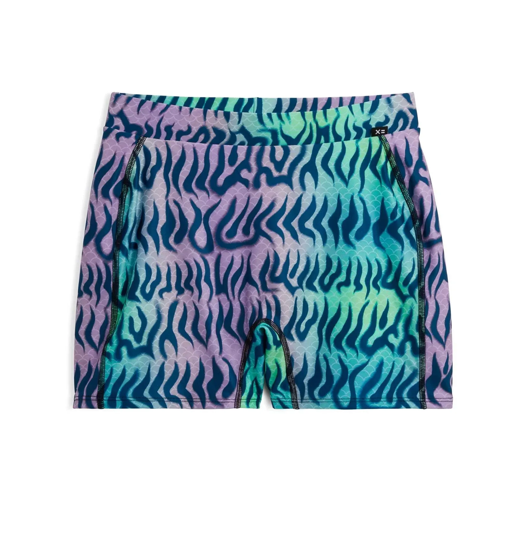 TomboyX 4.5" Swim Shorts - Head Over Eels, Sizes XS-4X