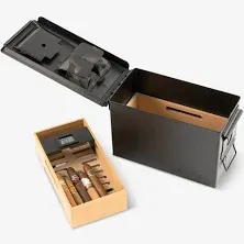 The Smoke Can - 50 Cal Humidor - Black