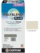 Custom Polyblend PBPG38210 Non-Sanded Grout, Bone, 10 lb Box