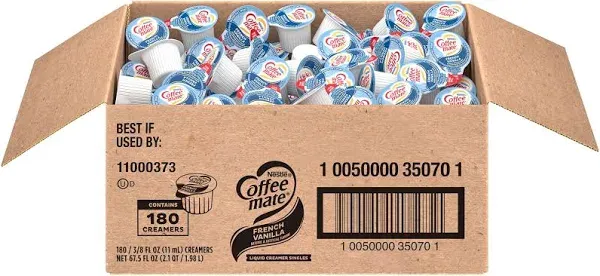 Coffee Mate French Vanilla Liquid Creamer Singles