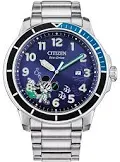 CITIZEN AW1529-81W ECO-DRIVE DISNEY MICKEY WATER SPORT BLUE DIAL MENS WATCH