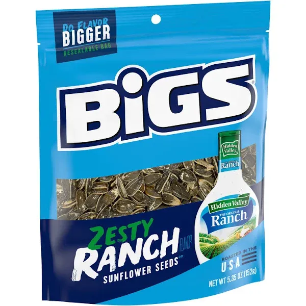 Bigs Hidden Valley Ranch Sunflower Seeds - 5.35 oz bag