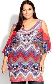 Avenue Women's Plus Size Kaftan Ibiza