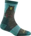 Darn Tough - Women's Bear Town Micro Crew Lightweight Cushion Socks S / Aqua